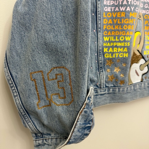 Taylor Swift Eras Tour Denim Jean Jacket - Picture 4 of 6